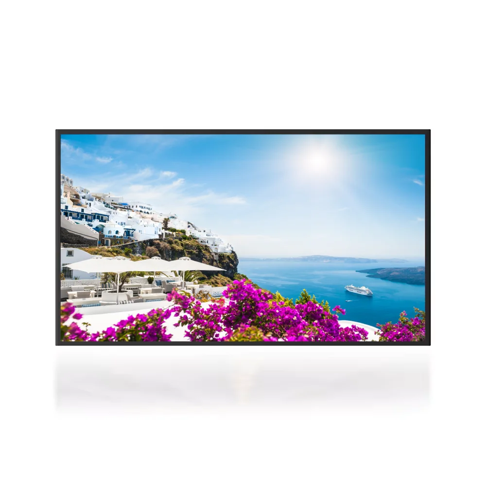 27in Ultra-Narrow Frame Wall Display Smart Lightbox for BOE LCD Advertising Monitor High Bright HD 1080P USB BT for Android 9/11