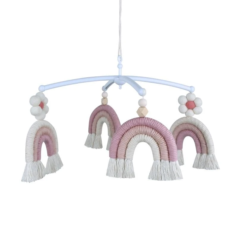 Q0kb fatti a mano a sospensione fatta per il vento fatte a mano pndant macrame arcobaleno macrame