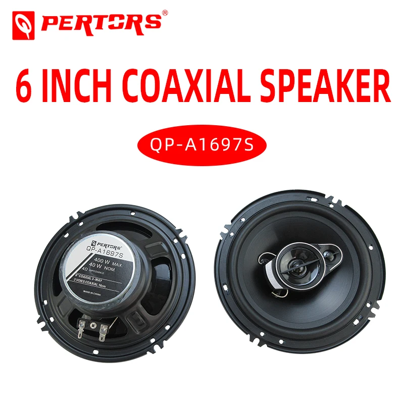 カーオーディオ-qpertors-brand-qp-a1697s-6インチ同軸スピーカー-カーオーディオ-スピーカー-同軸