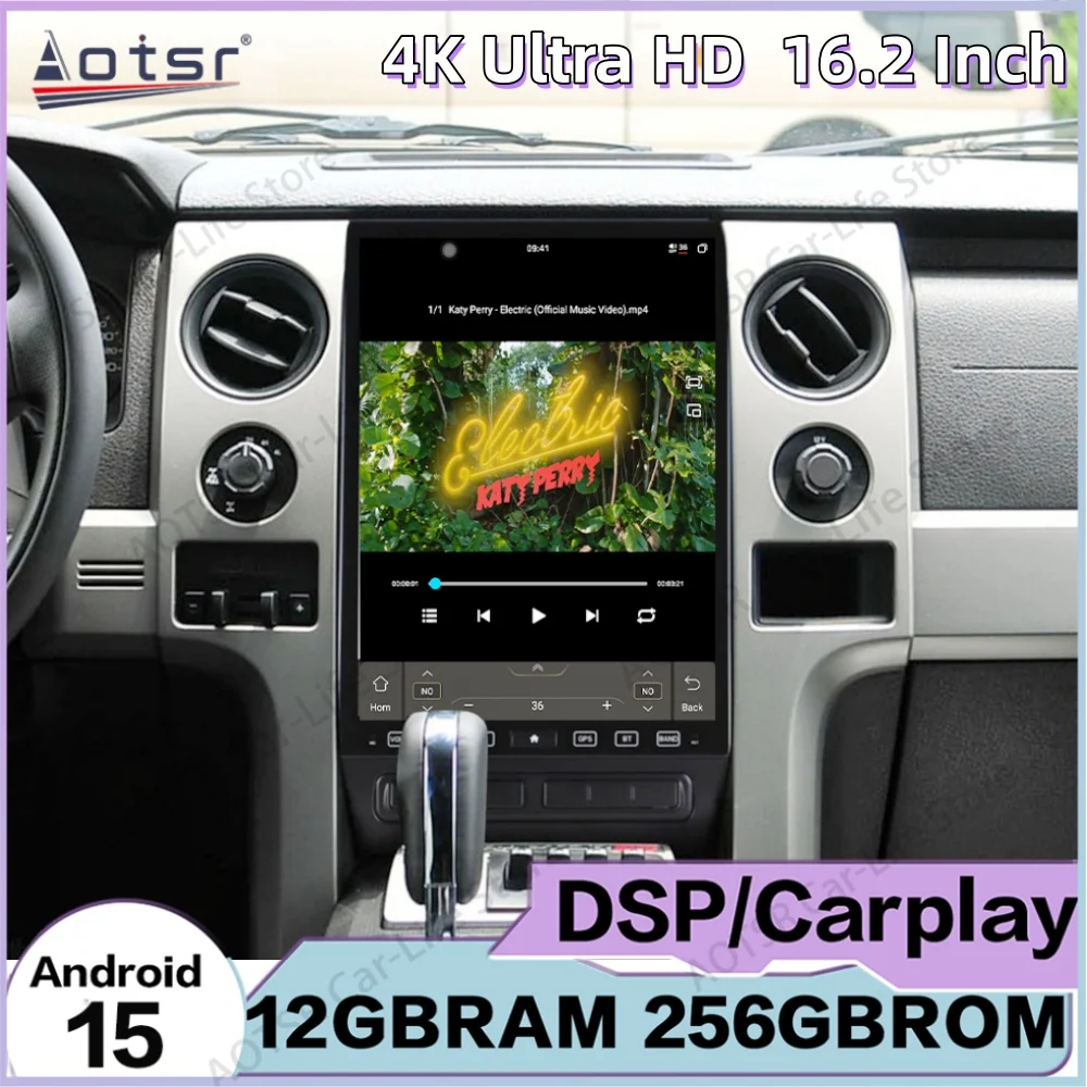 

For Ford F150 Raptor 2009~2012 Android Auto Carplay Multimedia Radio GPS Navigation Audio Car Stereo Receiver player Head Unit