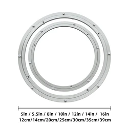 1 szt. Wytrzymałe obrotowe łożysko obrotowe leniwa Susan podstawa 12-39cm okrągłe obrotowe obrotowe obrotowe płyta nośna osprzęt