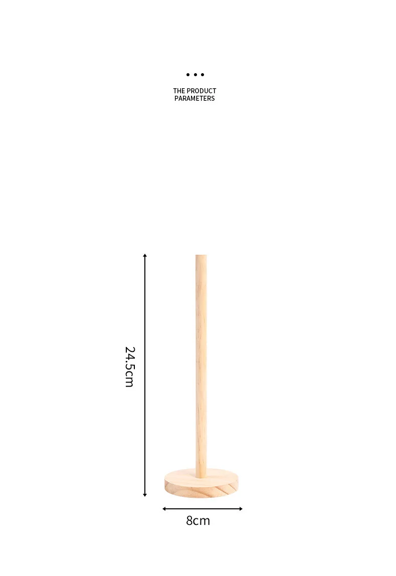 حامل رباط شعر خشبي للأطفال شريط مطاطي حبل شعر سوار تخزين رف عرض الرف للساعات والأساور Scrunchies