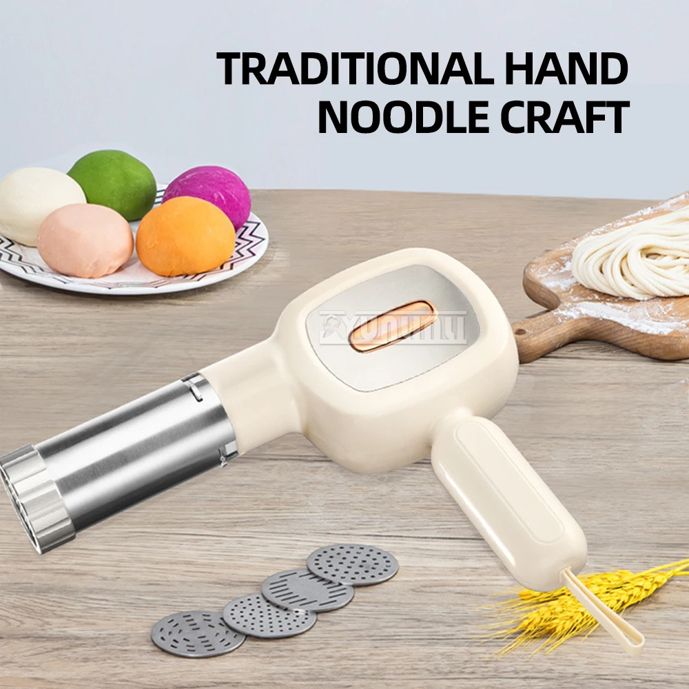 Беспроводной ручной аппарат для изготовления лапши, бытовой автоматический перезаряжаемый аппарат для изготовления лапши, портативные кухонные гаджеты