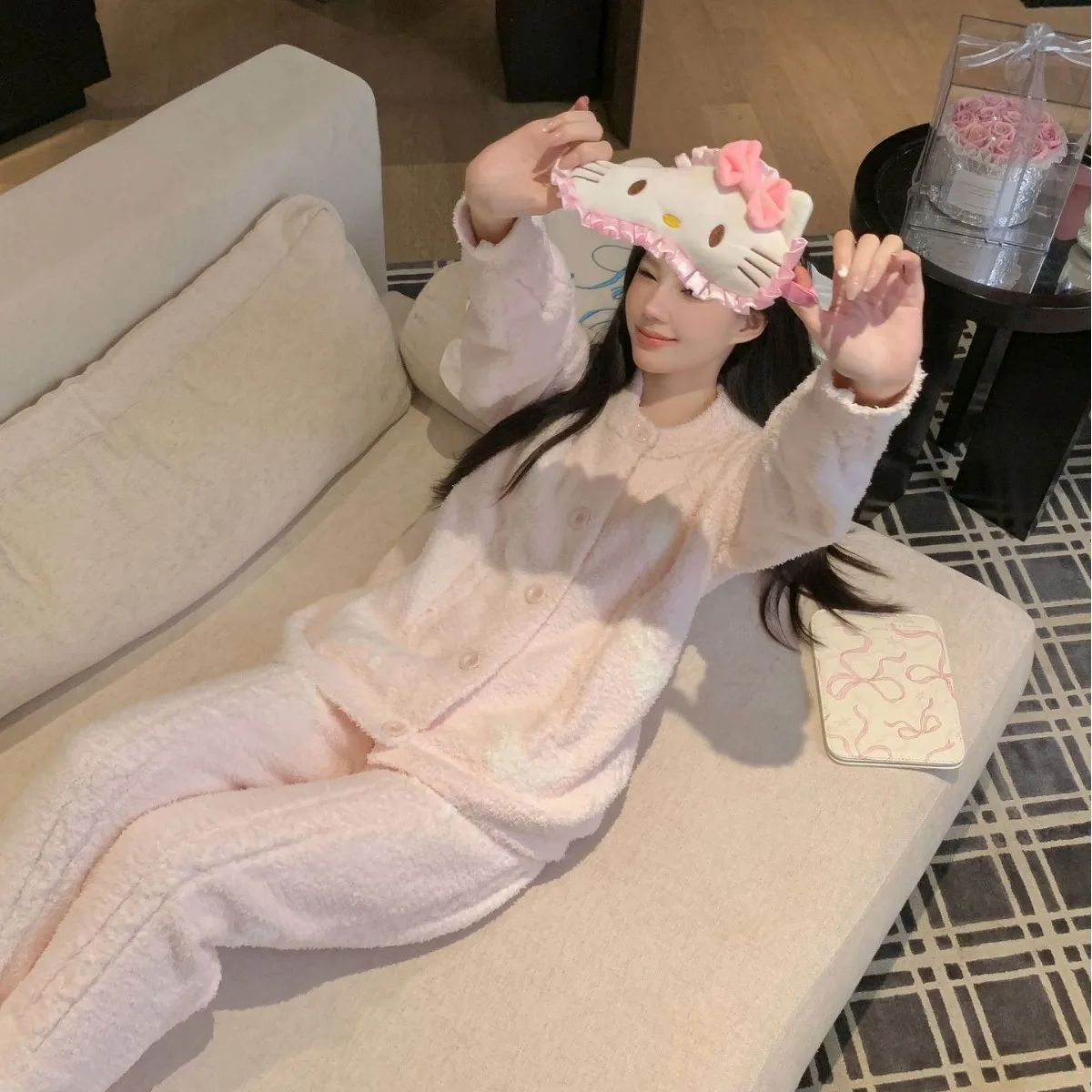 pijama-de-punto-grueso-de-cuello-redondo-estilo-universitario-holgado-de-estilo-casual-y-adorable-para-otono-e-invierno-con-jacquard-de-franela