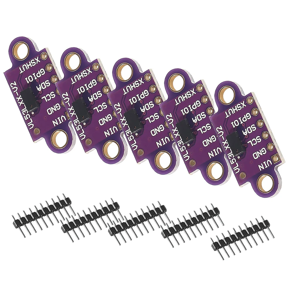 5 Set Ranging Sensor Modules For VL53L0X For Gesture Sensing Obstacle Detection Part Accessories New