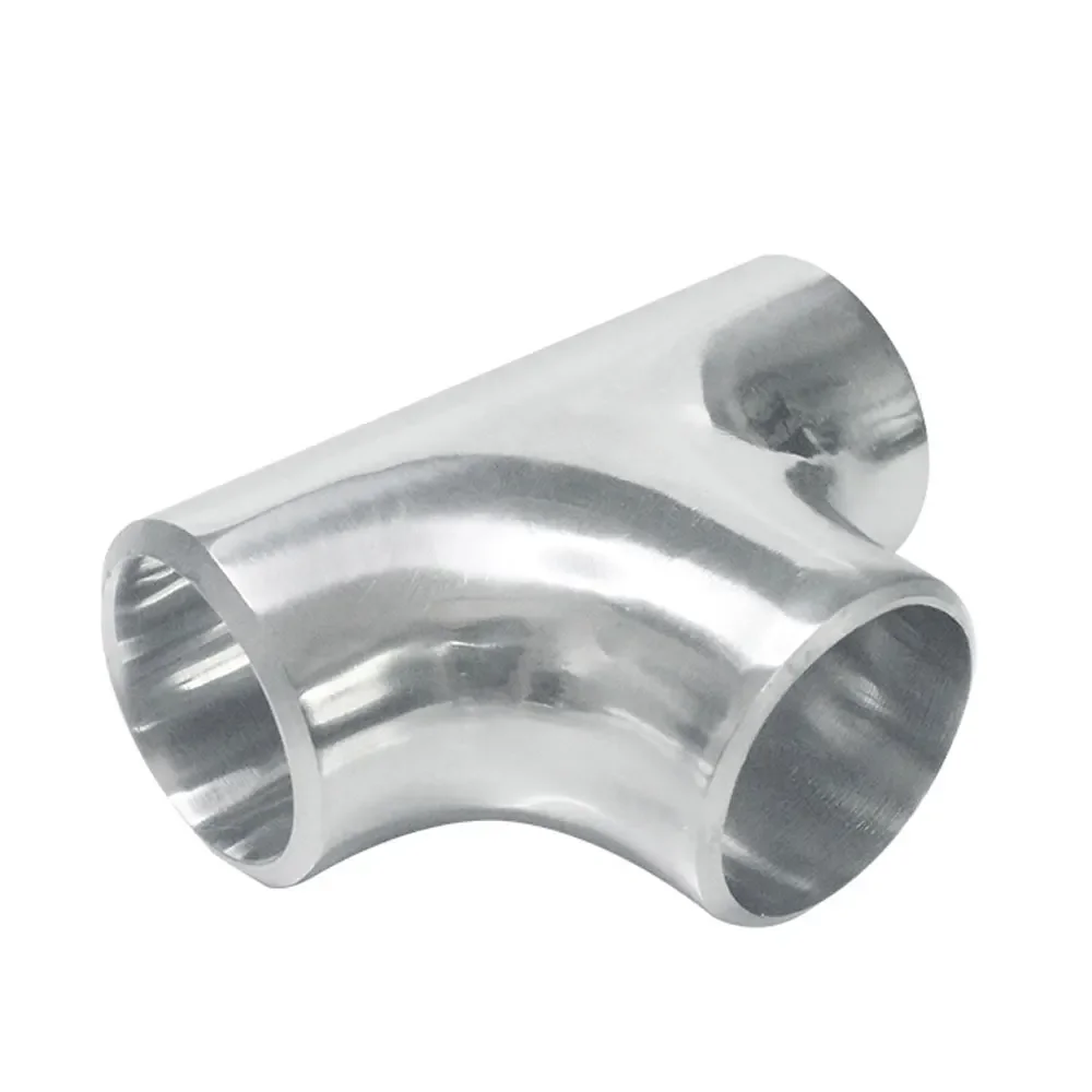 

22mm-108mm Pipe OD Butt Thicken 3mm Tee 3 Way Splitter SUS 304 Stainless Steel Sanitary Fitting Spliter Homebrew Beer Wine