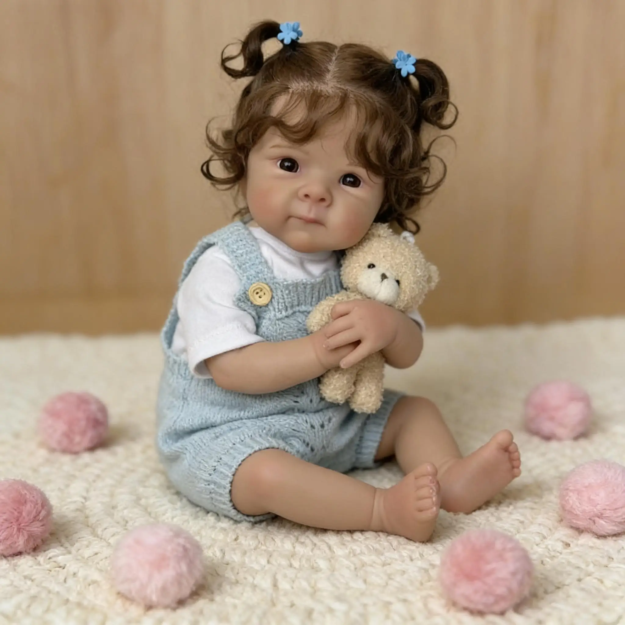 18-Inch Reborn Baby Dolls  - Realistic Newborn, Soft Weighted  Body, Adorable Poseable Real Life Doll– Gift for Kids Age 3+