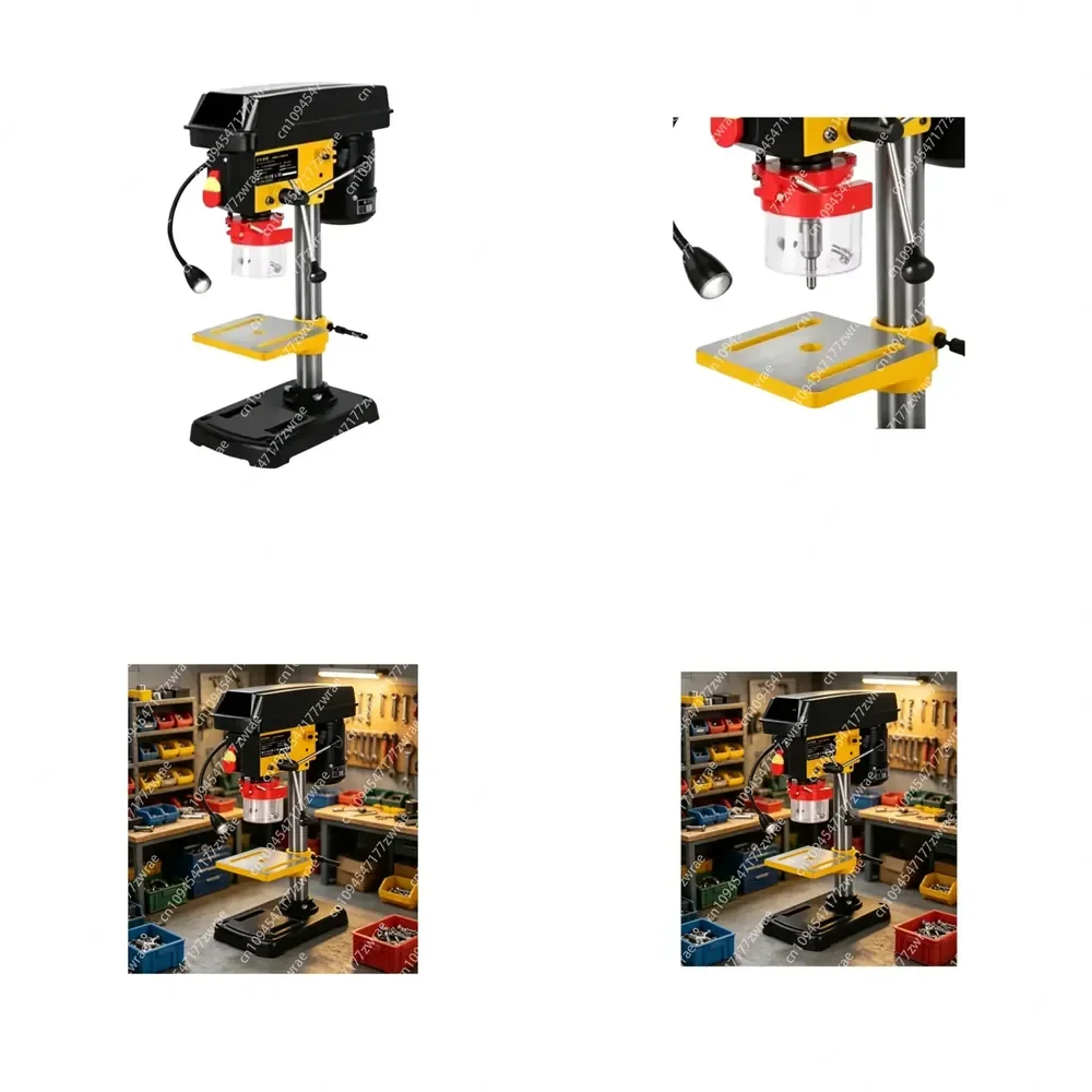 Arrival 10 Inch 750W Drill Press, Desktop Bench Drilling Machine, Stable Drill Press Stand for Wood Metal Drilling Processing