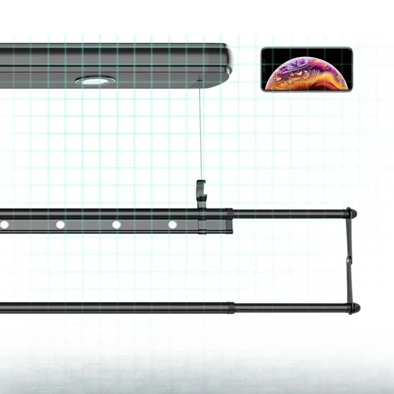 

Electric drying rack, connected single-pole intelligent drying rack, telescopic lifting drying machine, small balcony