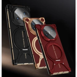 all Metal phone case for Huawei Mate XT Aluminum alloy Magnetic stand holder Mate XT back cover shockproof