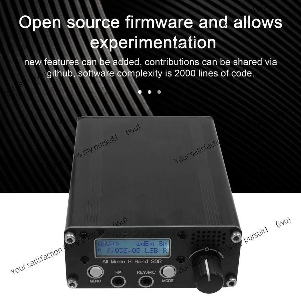 uSDR uSDX + Plus V2 8バンドSDRトランシーバー HF SSB QRP 高周波短波