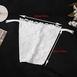 Lace Anti-Glare Tube Top Invisible Double Layer Clip on Bralette Chest Cover Intimates Accessories Chest Wrap Girl