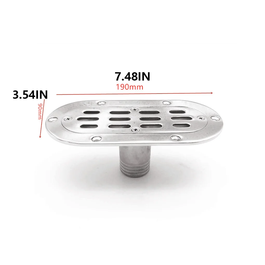 قارب استنزاف الطابق سطح من الفولاذ المقاوم للصدأ الصرف البحري يخت الأجهزة الصيد المراكب الشراعية مقاومة للتآكل الملحقات #5