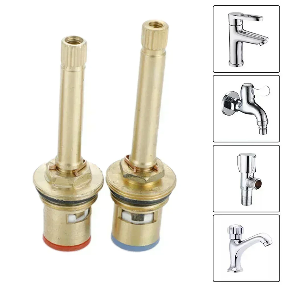 

Faucet Valve Core 1/2 Inches Tap Valve Top With Long Handle Replacement Valves Fittings For Bathroom Shower 76mm 82mm