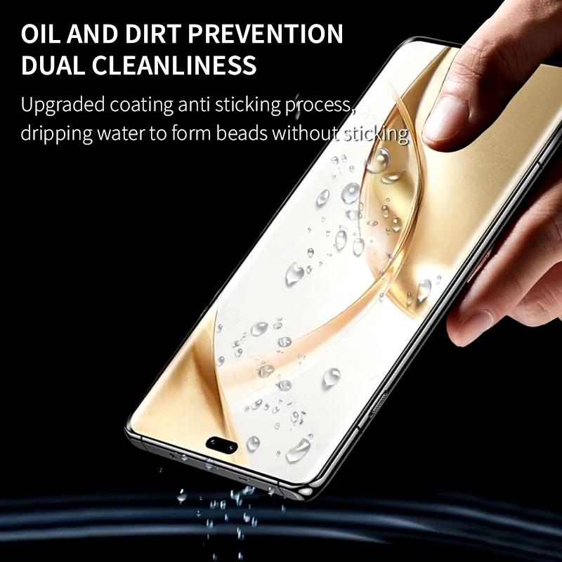 2PCS 999D Curved Soft Hydrogel Film For Honor200 Honor 200 Pro 200Pro 5G Screen Protector Not Glass On Honar Honer Honor200pro