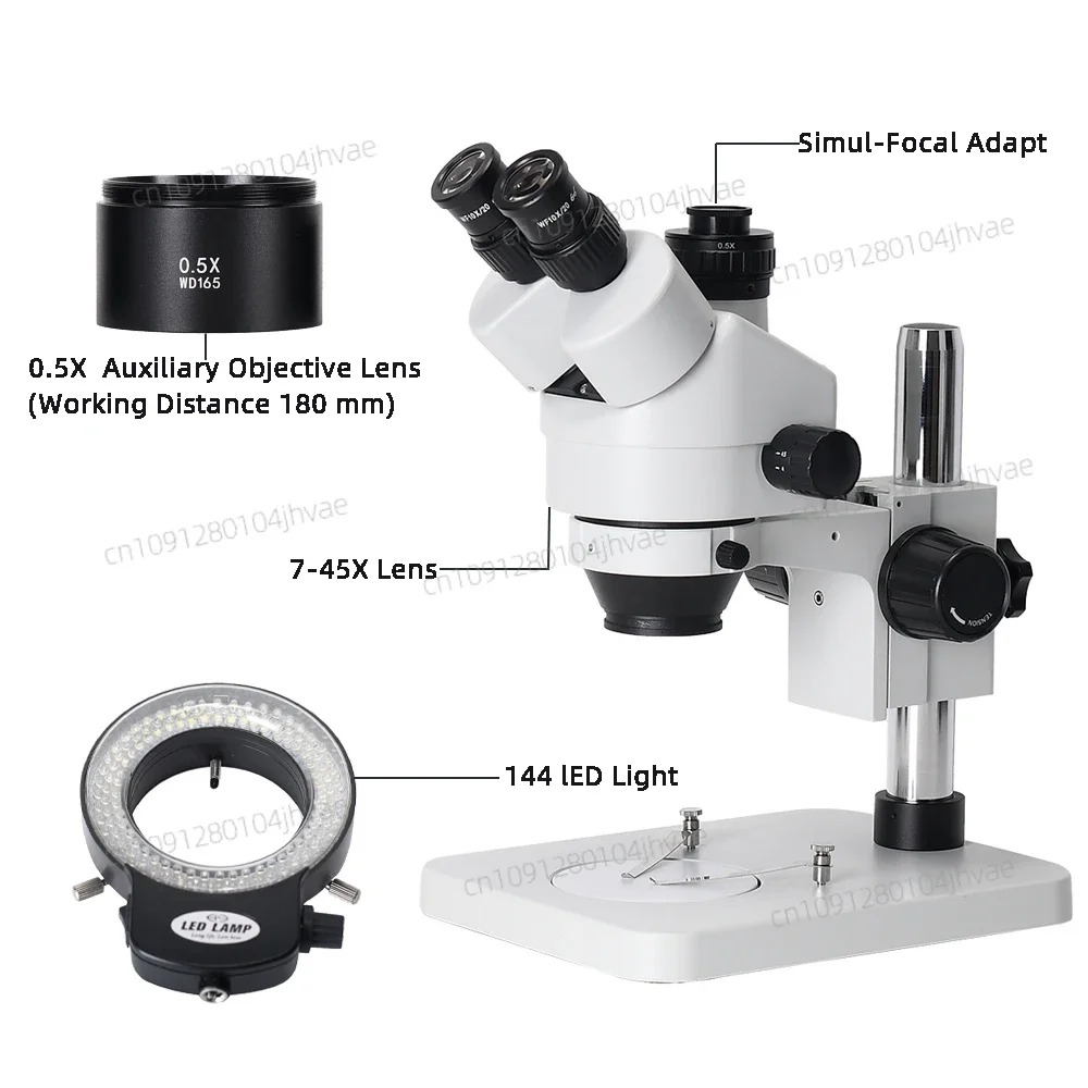 

2025 НОВЫЙ настоящий фото 3,5X-45X 7X-45X стерео промышленный микроскоп видеокамера тринокулярный стереомикроскоп для электрической материнской платы
