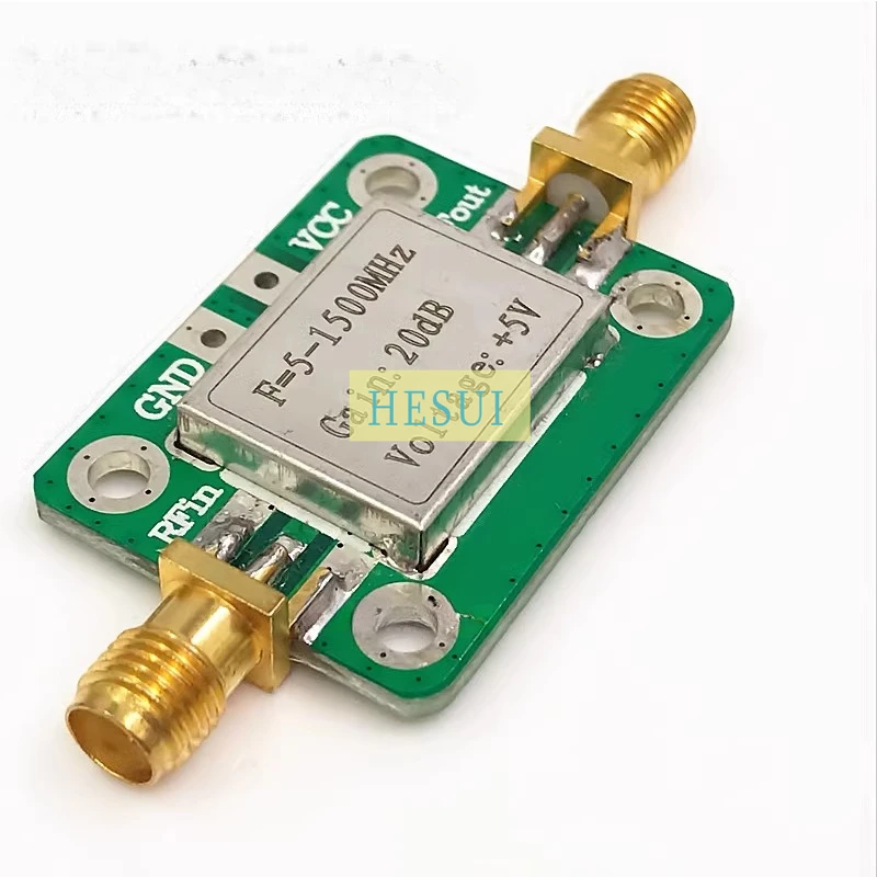 Broadband high frequency RF amplifier (5-1500MHz gain 20dB)