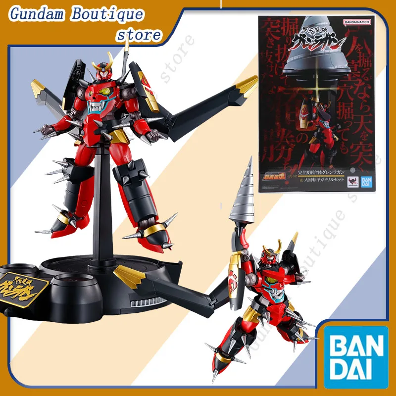 

Bandai Genuine SOUL OF CHOGOKIN GX-107 GURRENLAGANN &GIGA DRILL Anime Action Figure Collectible Model Toy Ornament Gift Children
