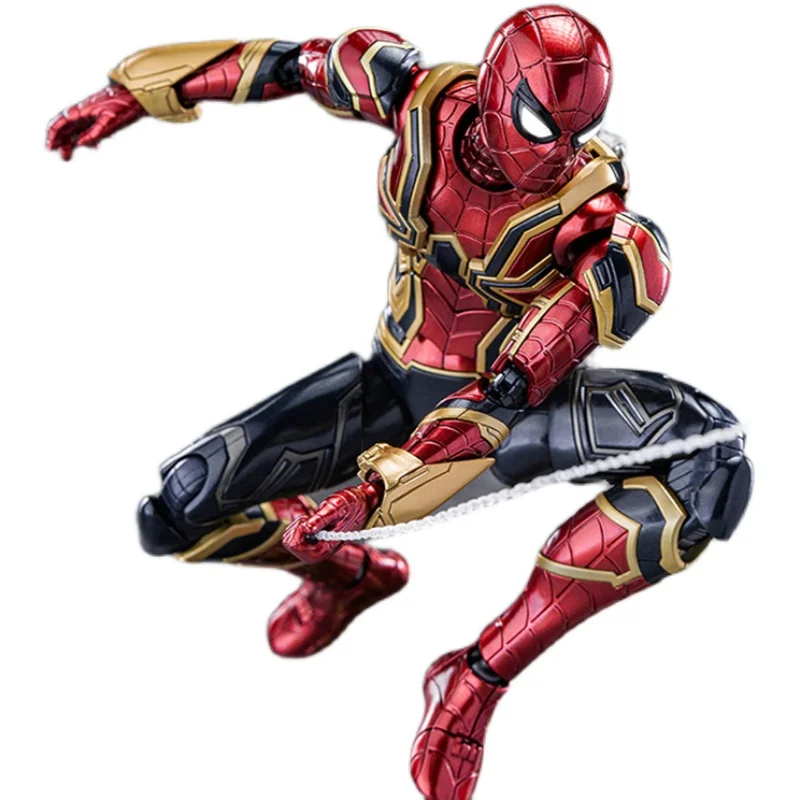 E-Model Morstorm Iron Spider Plastic Model Spider Man Assembly Model Action Toy Figures Christmas Gift