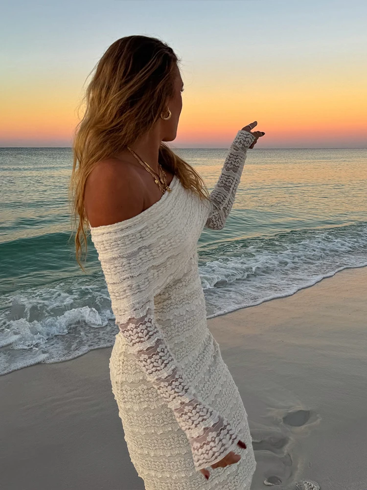 sexy ankle length dress Linad Elegant Black Lace High Waist Long Dress Sexy Backless Ankle Length  Dresses Female Summer Fashion Slim Party Dress 2026