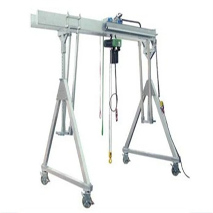 1t 2t 3t 5t aluminum light movable portable a frame gantry crane