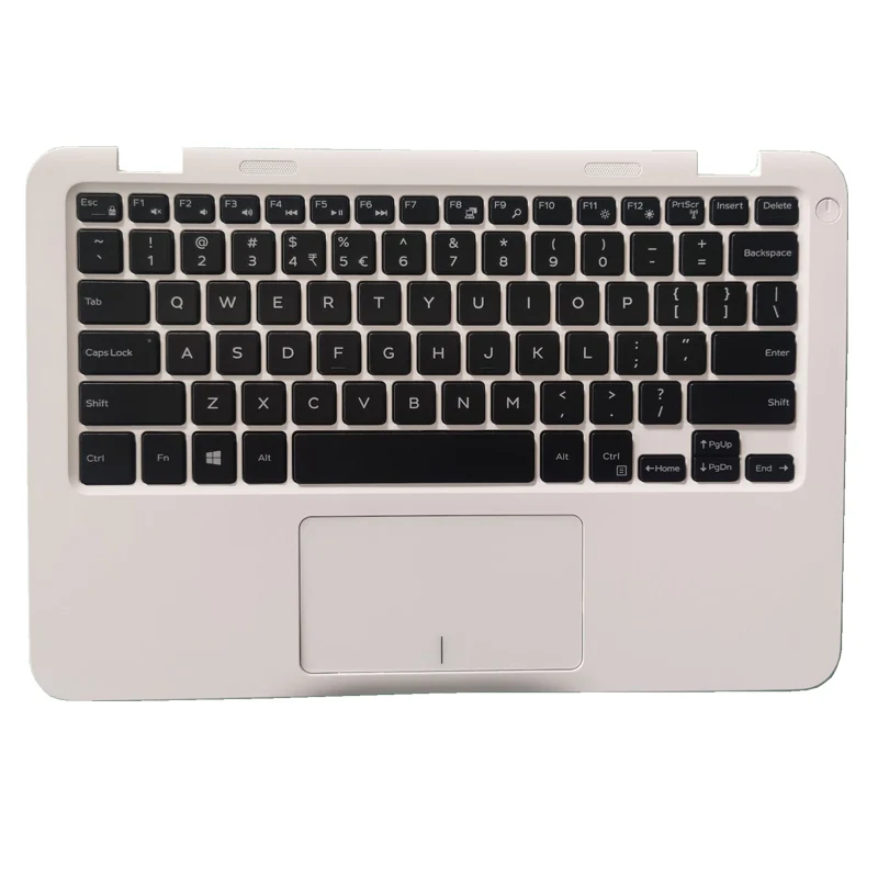 NEW  for DELL INSPIRON 11 3162 3164 US laptop keyboard white 082JVP/blue 0DRTK1 palmrest upper case