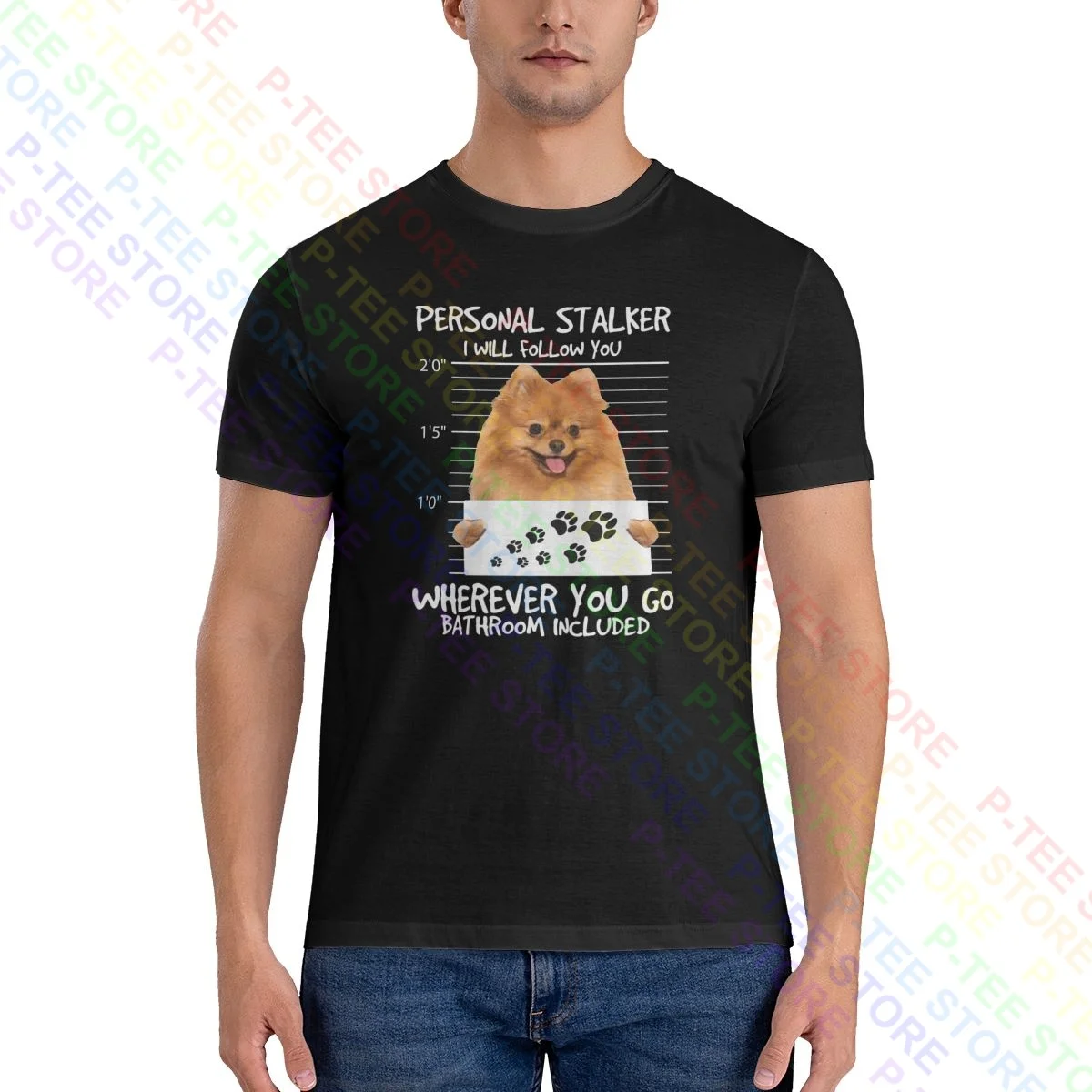 Funny Pomeranian Pom Owner Fur Shirt T-shirt New Unique Fashion All-Match Tee