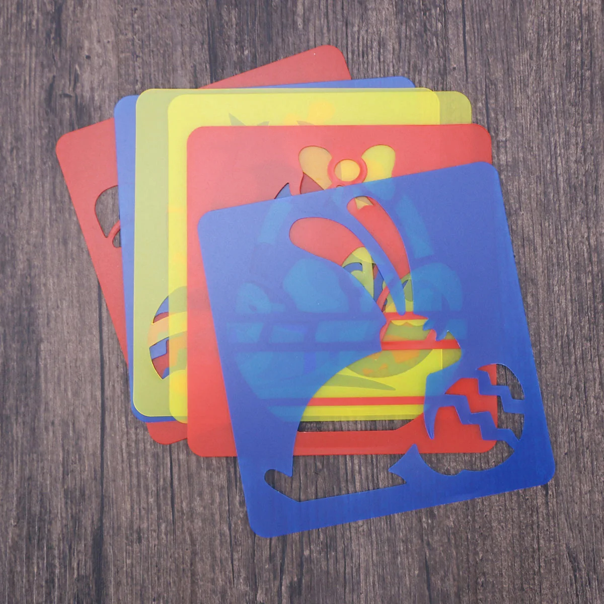 Creative Painting Stencils Template Set PP Plastic Reusable DIY Scrapbooking Craft Painting Template for Kids and Adults