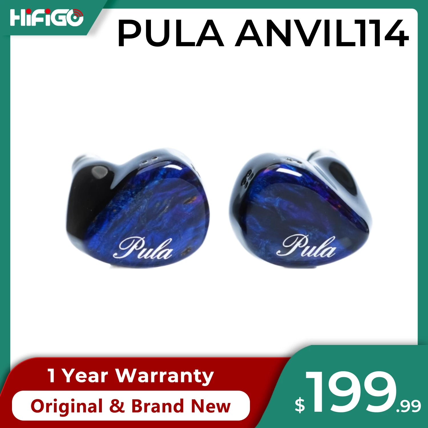 PULA ANVIL114 1DD+1BC+4BA Drivers In-Ear Monitor Earphones with Four ...