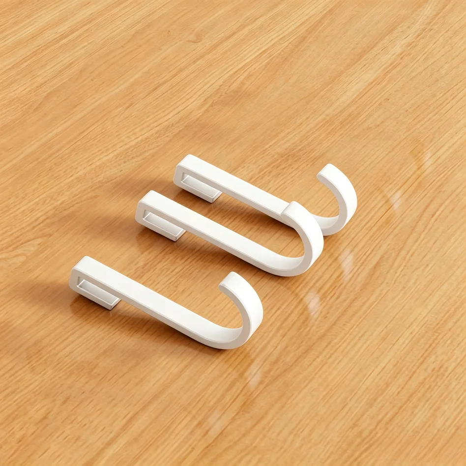 Slidable Aluminum Alloy S Hooks, Easy‑to‑Install Detachable Accessories for Square Tube Kitchen Bathroom Racks
