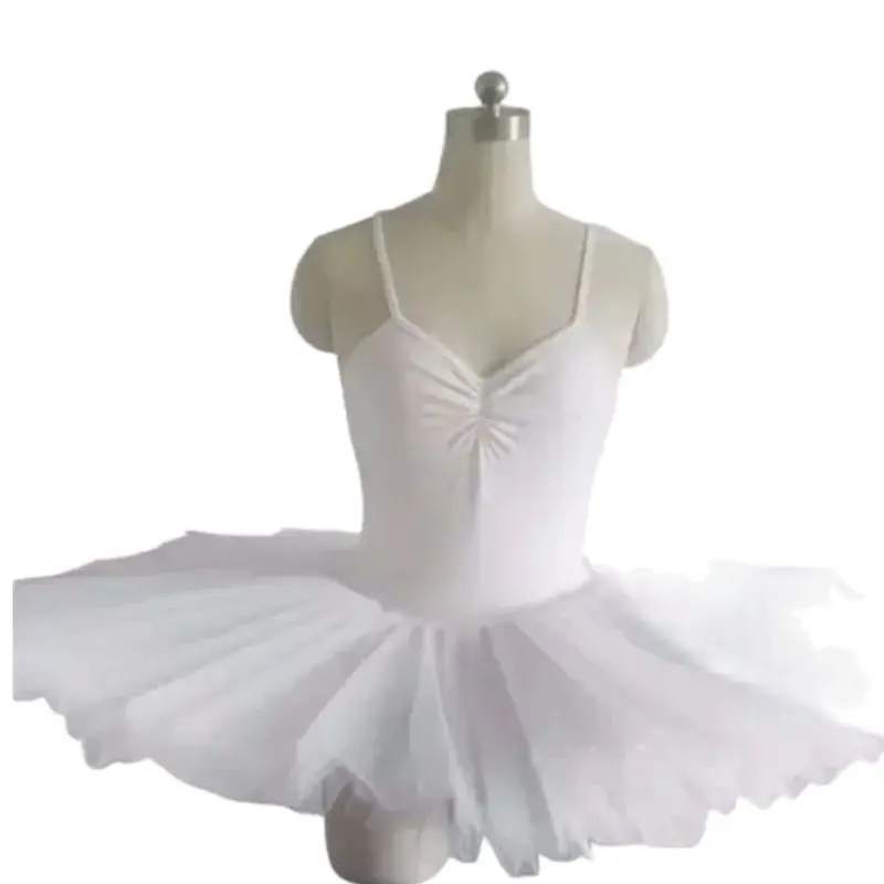 1pcs/lot children girl solid lace ballet dress girl ballet patwork spaghetti stap ballet dress