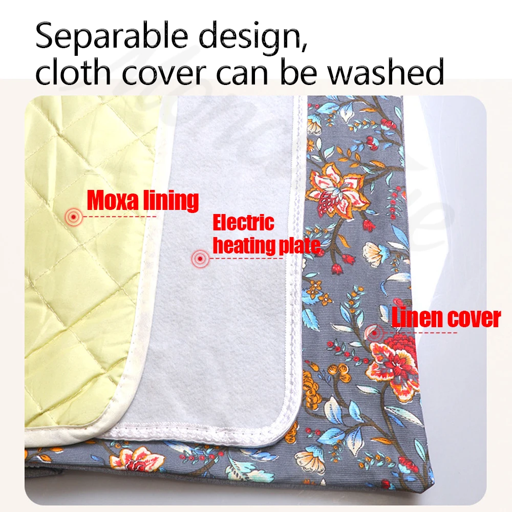 Electric Heating Moxibustion Mattress Temperature Control Blanket Full-body Moxa Therapeutic Heat Pad Wellness Heating Yoga Mat - view 6