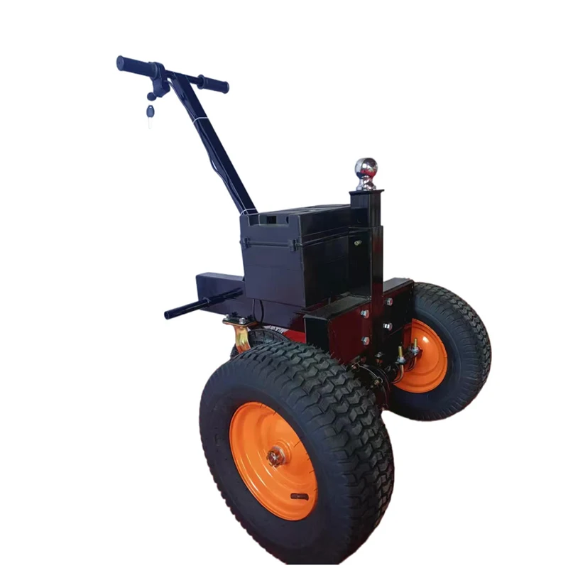Heavy Duty Electric Vehicle Moving Three Wheel Tow Trolley