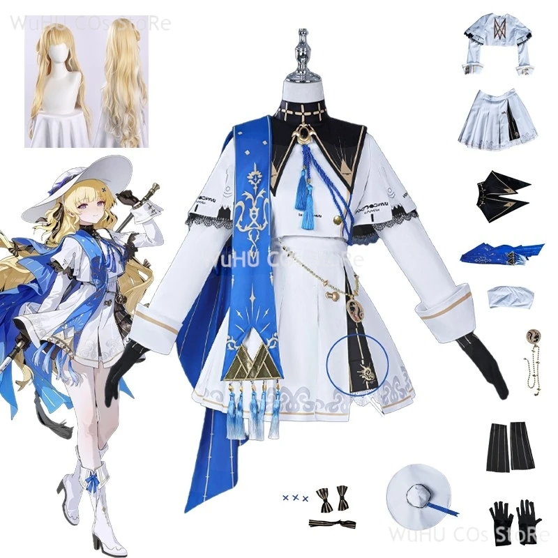 

Game Wuthering Waves Phoebe Cosplay Wig Carnival Halloween Comic Phoebe Cosplay Costume Dress Con Animation Party Outfit Wig