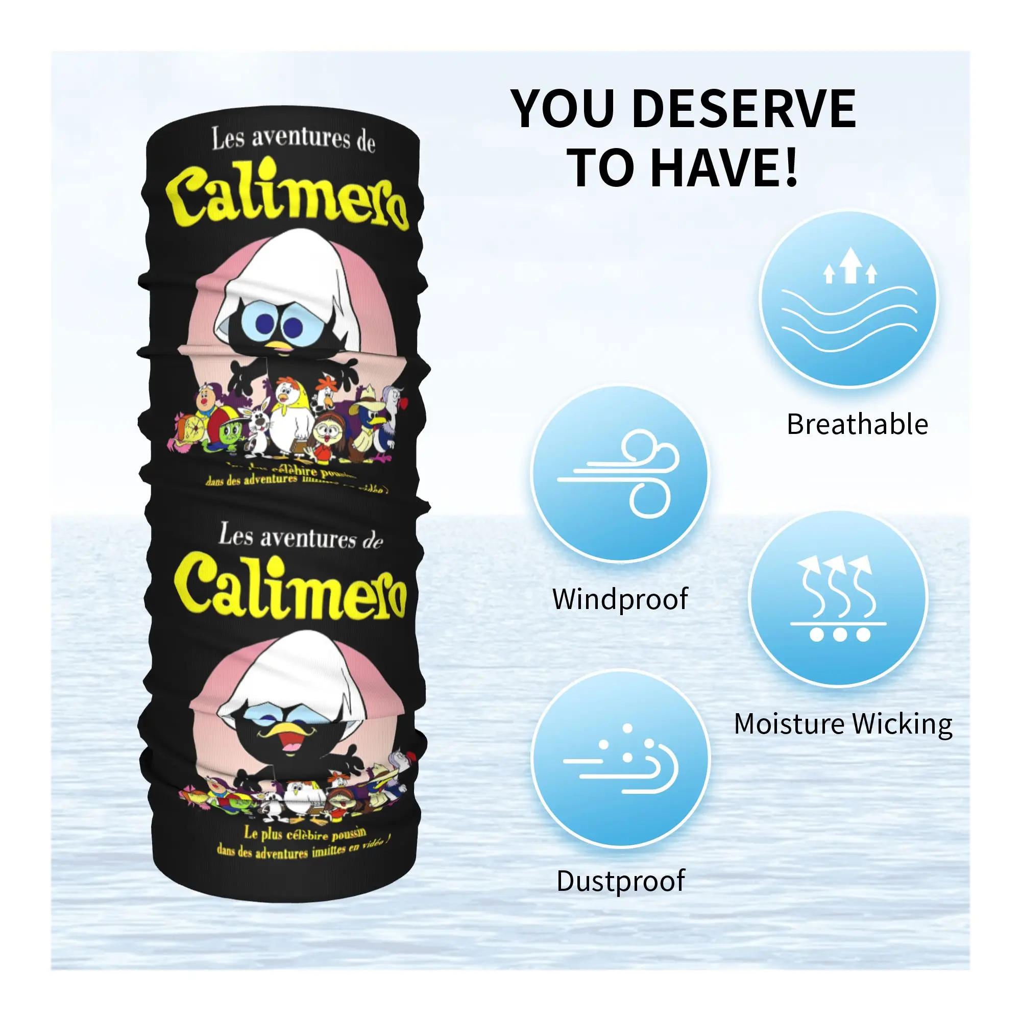 مخصص كاليميرو مانغا أنيمي الرقبة الجراب النساء الرجال الأشعة فوق البنفسجية حماية الشتاء إيطاليا التلفزيون الكرتون باندانا وشاح للتزلج #3