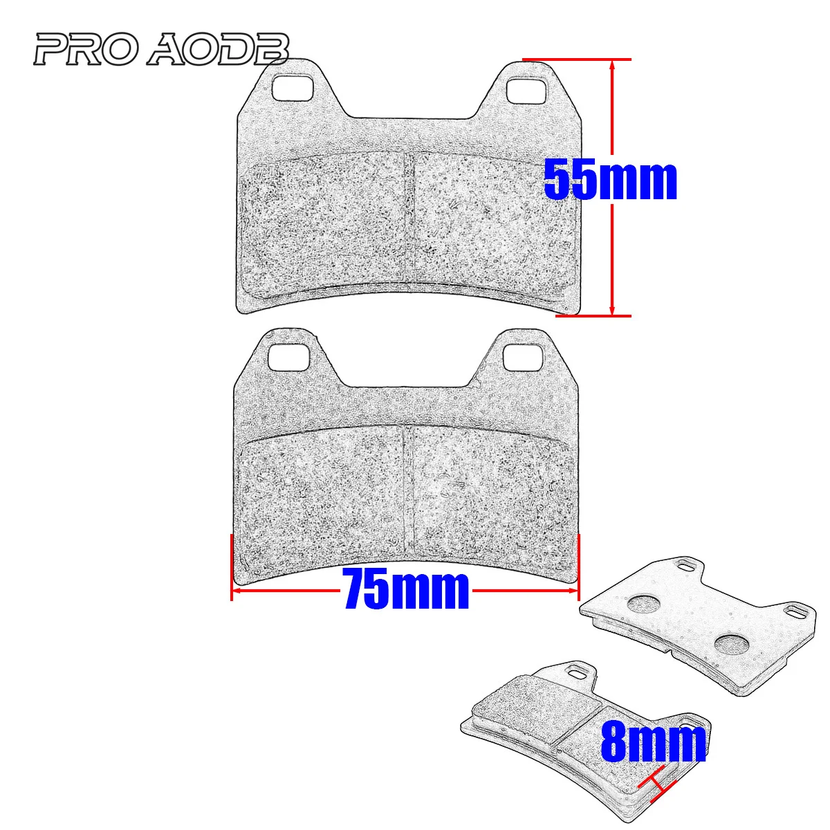 Motorcycle Front Brake Pads for YAMAHA FZ400 1996 XJR 400 XJR400 1995-1999 XT 660 XT660 XT660X 2004-2013 XJR1300 1998 1999