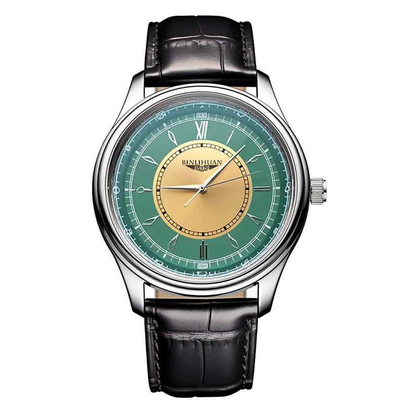 Domestic men's watch trend waterproof simple high-end fashion Korean version business handsome quartz watch birthday gift