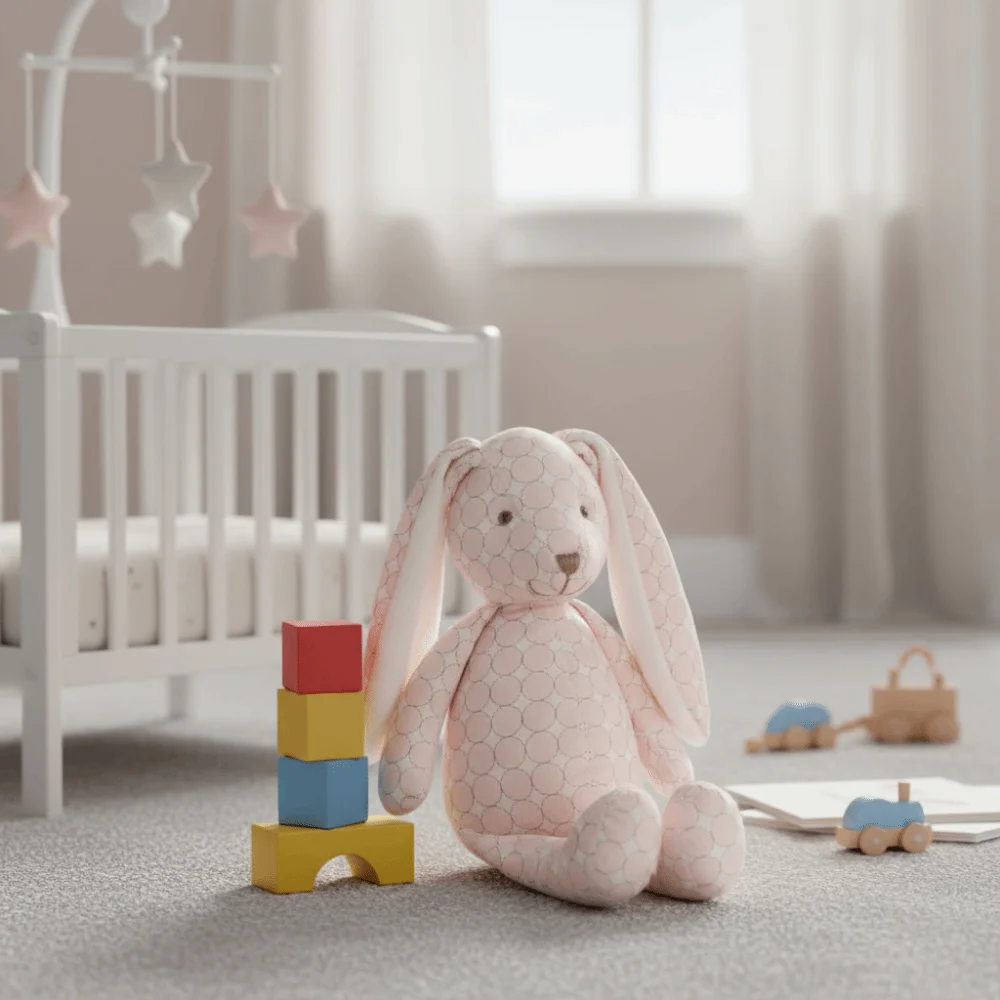 Lovely 30cm Size Cartoon Rabbit Long Ears Soft Soft Stuffed Animal Kawaii Nordic Style Appease Sleeping Gifts