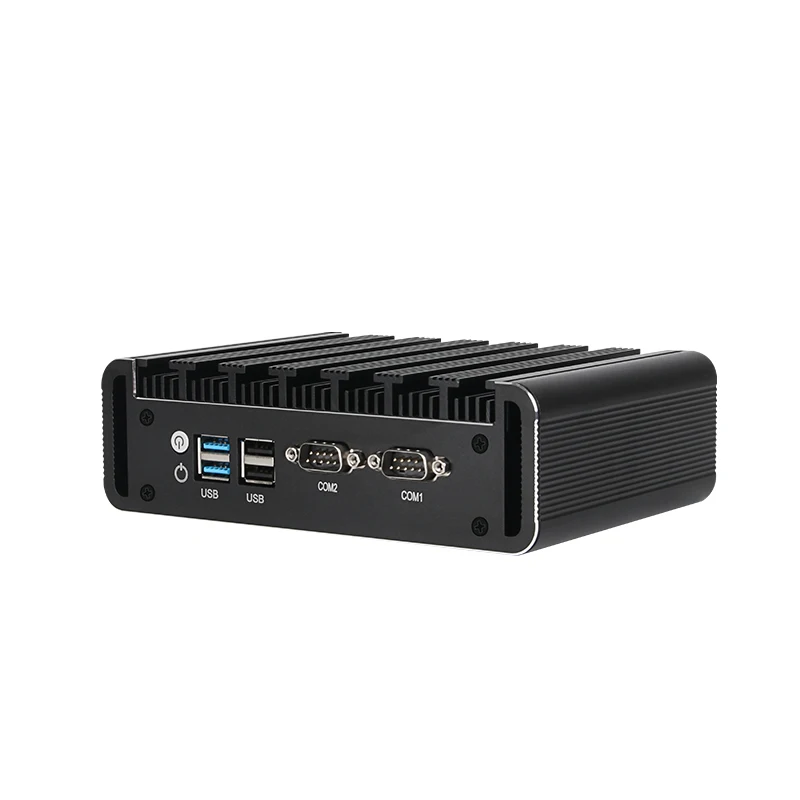 Fanless Industrial Mini PC Intel N150 2xRTL8111H LAN 2xHDMI2.0 2xRS232 DDR4 WiFi BT Win10 Linux Low Power Industrial Computer