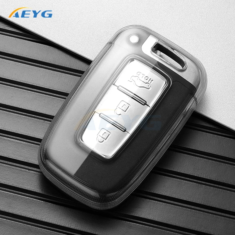 Funda de TPU para llave de coche, funda para Hyundai Accent IX35 Sonata Elantra para Kia Ray K2 K5 KX3 Sorento, nueva Sportage