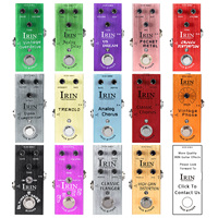 IRIN Electric Guitar Effects Pedal Vintage Overdrive/Crunch Distortion/Analog Delay/US Dream/Classic Chorus/Ultimate Drive Pedal