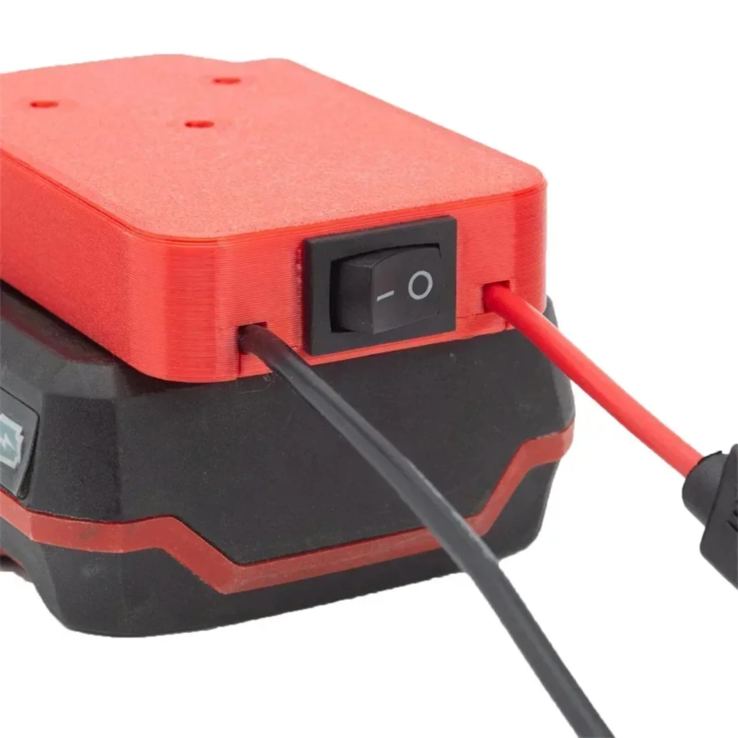 Adaptador DIY para Batería de Iones de Litio Lidl Parkside X20V, Adaptador para Coche Robótico, Fuente de Alimentación DIY con Interruptor y Fusible, Accesorios para Herramientas Eléctricas