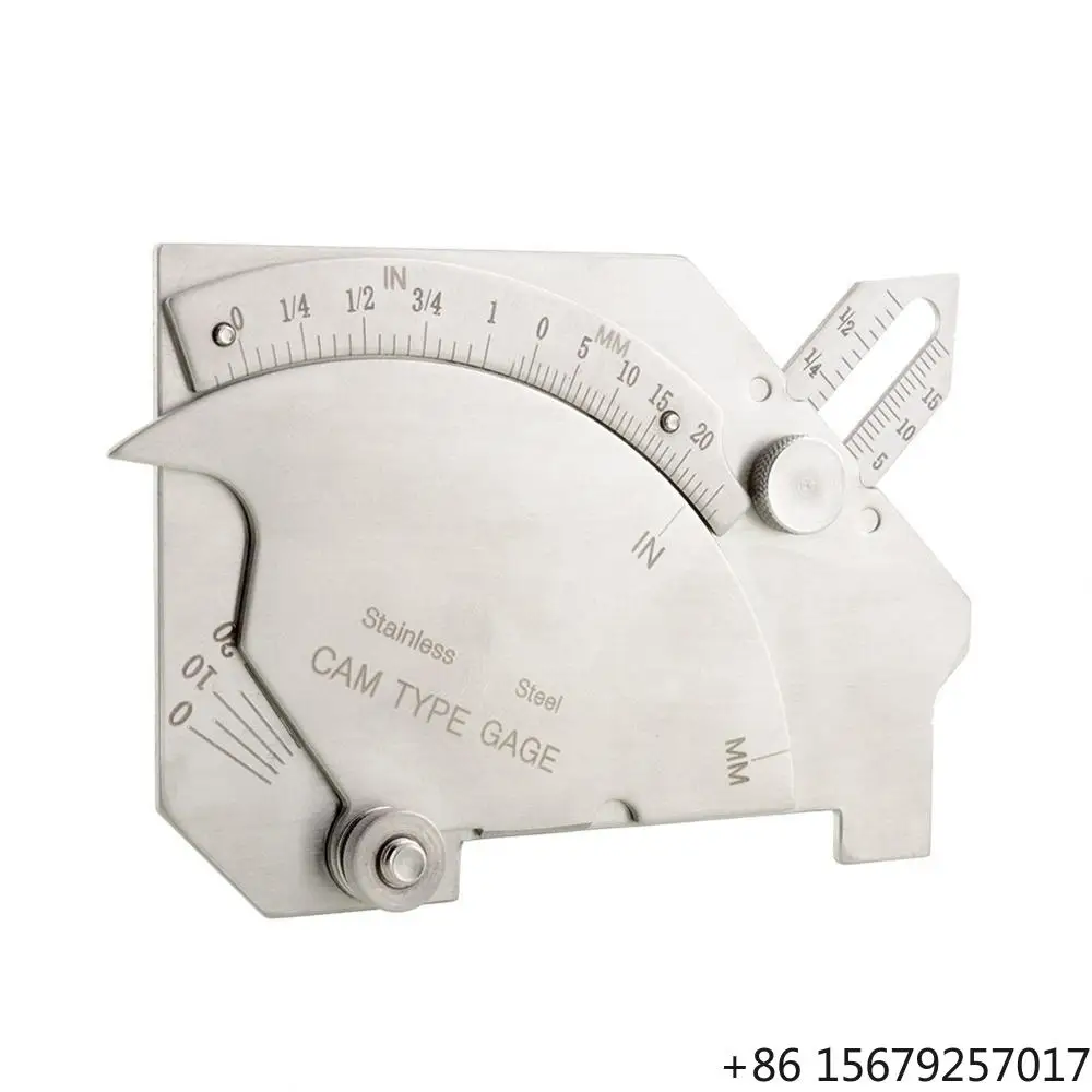 Inch & Metric Bridge Cam Gauge Welding Gauge MG-8 for Inspection of Welded Surfaces and Joints
