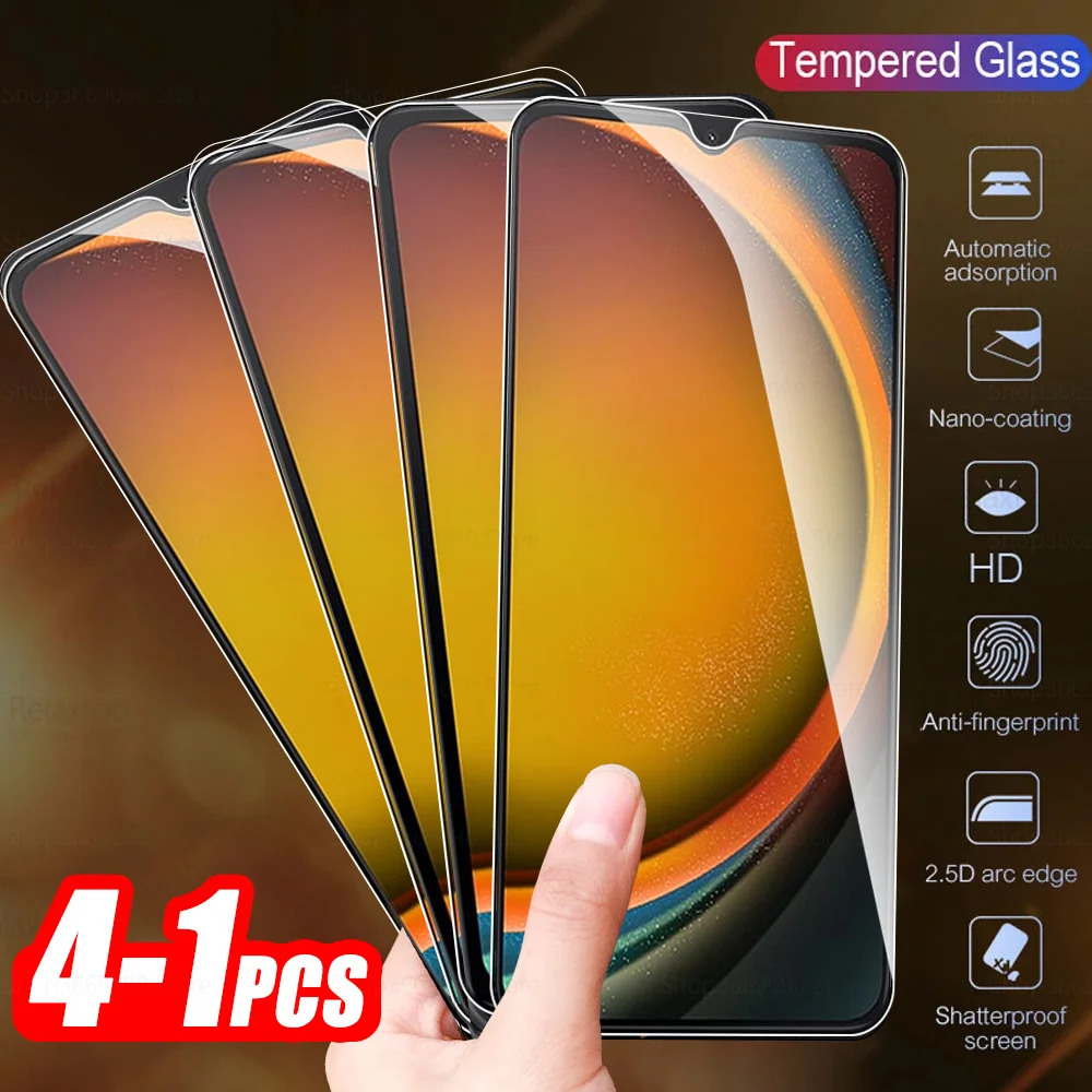 1-4Pcs Full Cover Tempered Glass For Samsung Galaxy Xcover7 Screen Protectors Samsun Xcover 5 X cover 7 cover7 Protective Film