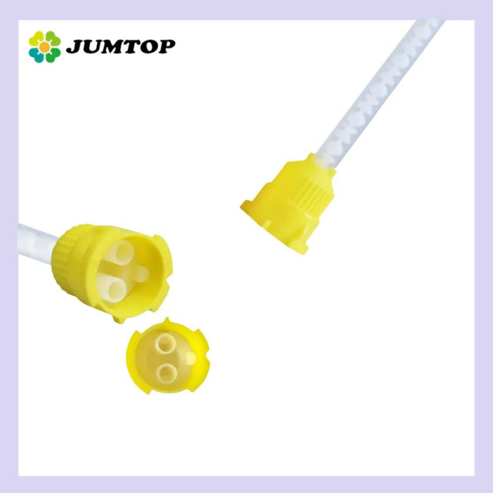 

Disposable Dental Impression Mixing Tips Yellow 1:1 Intraoral Tip For Impression Material Nozzles Mixing Tube 50PCS