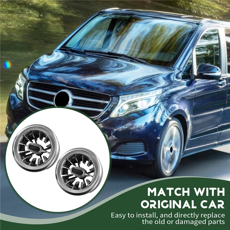 -ESTR – Console avant intérieure de voiture, climatisation, ventilation AC Turbo, pour Mercedes Benz classe V EQV Vito Viano Valente Metris W447