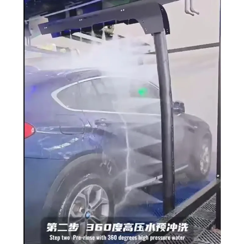 Customized Automatic Touchless Car Wash Machine High Efficiency Smart Car Washing Equipment For Car Care Centers
