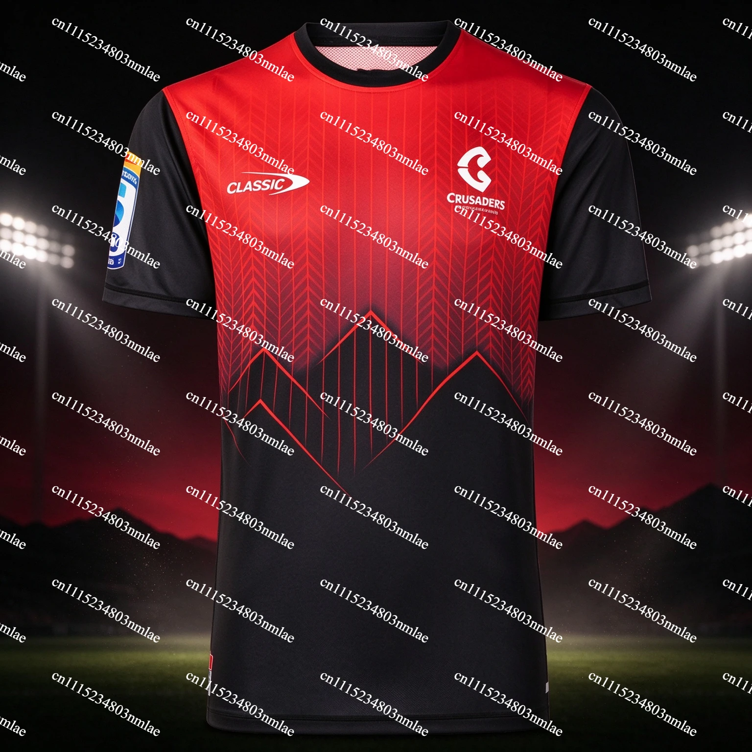 2026 New Crusaders Super Rugby Training Jersey Men Y2K T-shirt Oversize Suitable for Daily Wear and Training Wear Fashion