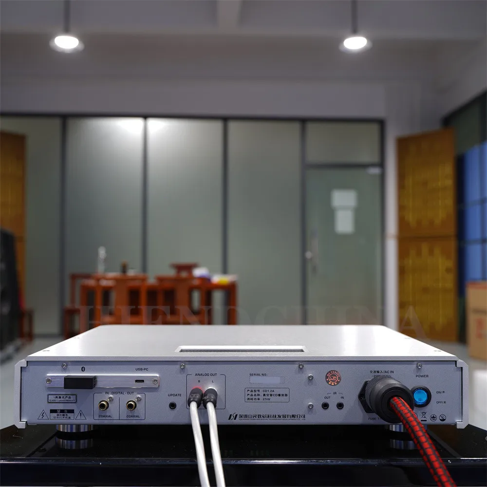 Высококачественный CD-плеер Shanling CD1.2A, ламповый CD-плеер, ПК HiFi, 24 бит/192 кГц, USB ЦАП PCM1796 ЦАП, аудиофильский CD-плеер