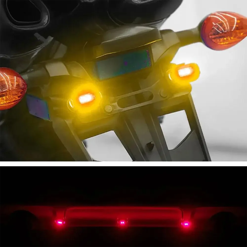 1-10PCS Motorcycle LED Aircraft Strobe Lights Drone Anti-collision Warning Lamp Flash Indicator With Wireless Remote Control